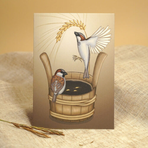 Varpusten kaljahaarikka | Kortti