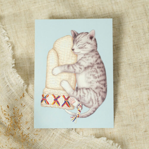 Lapanen ja kissanpentu | Kortti